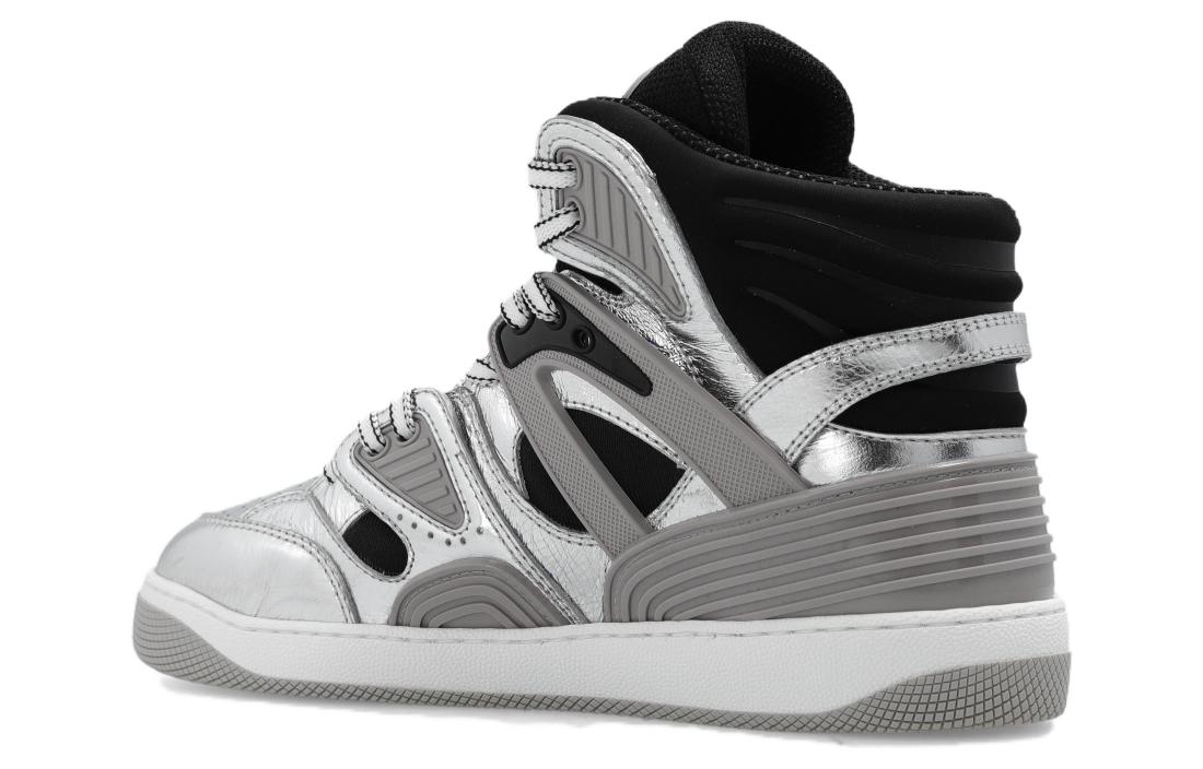 Gucci Basket High 'Silver Black' 724005-AABB8-8142