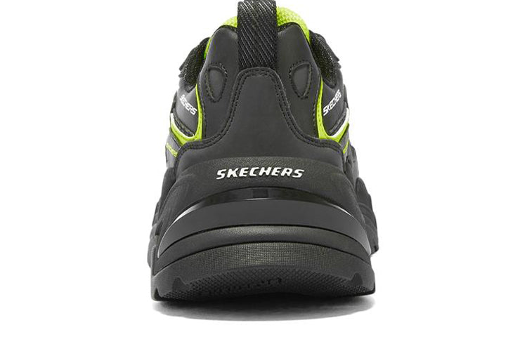 (WMNS) Skechers Stamina V2 'Black White Green' 149629-BKWL