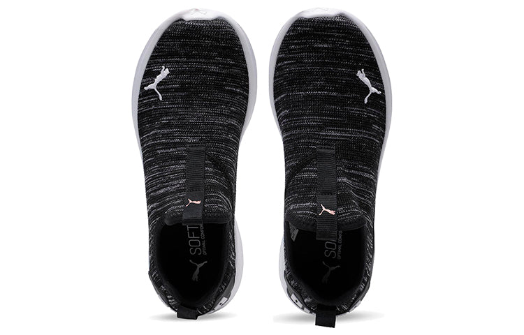 (WMNS) PUMA Ignite Flash Slip Low Running Shoes Black/Grey/White 192271-06