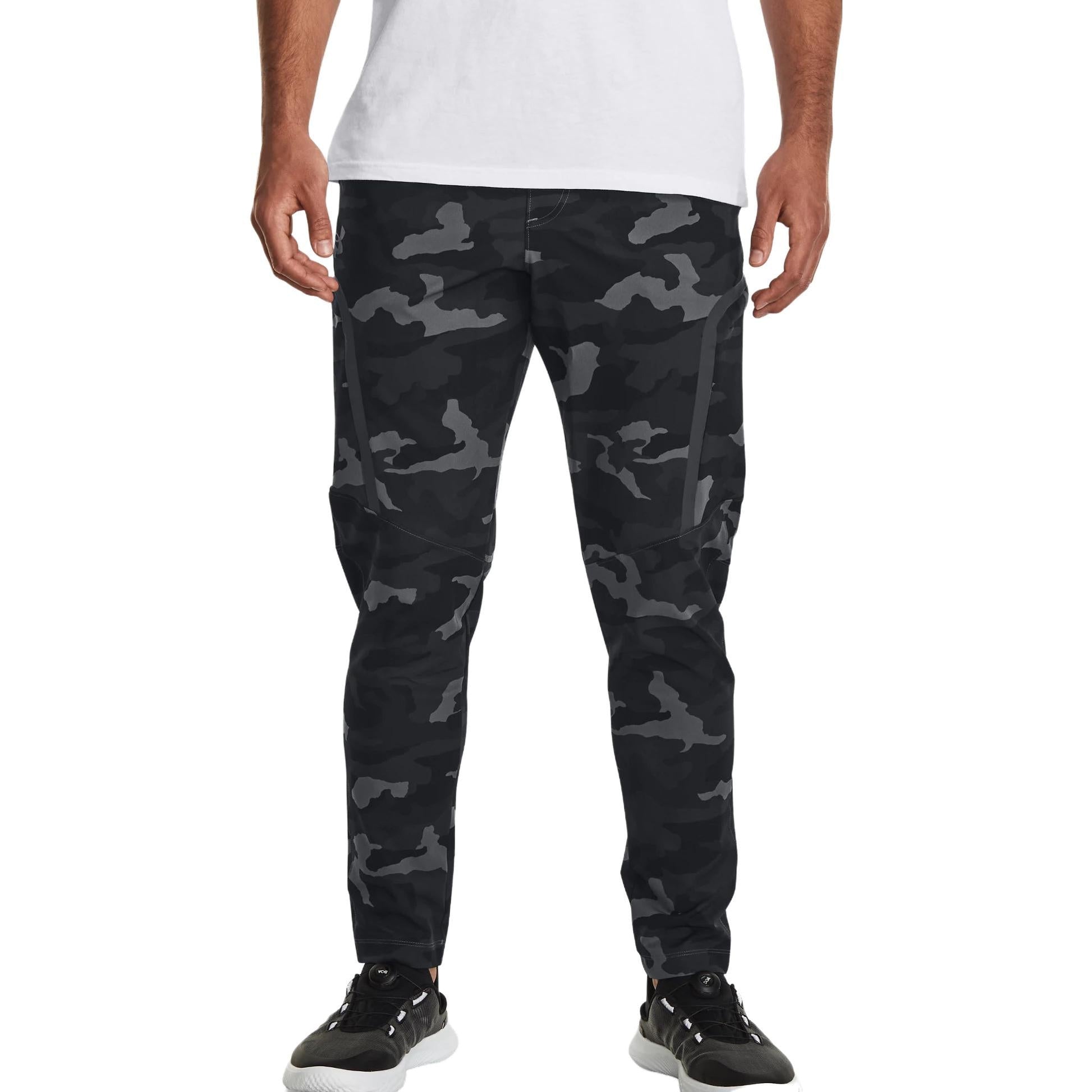 Under Armour Elite Cargo Printed Pants 'Pitch Grey Black' 1373869-012
