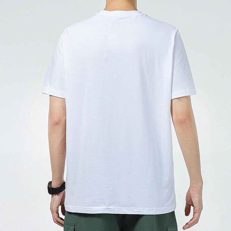 adidas Bl Sj T Logo Sports Short Sleeve Men's White H12173
