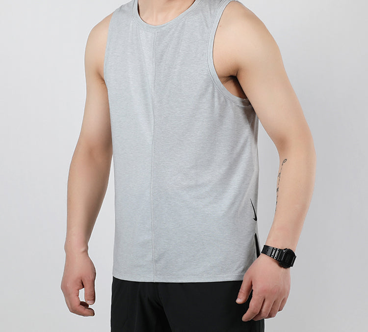 Men's Nike Yoga Dri-FIT Light Grey Vest BV4037-077
