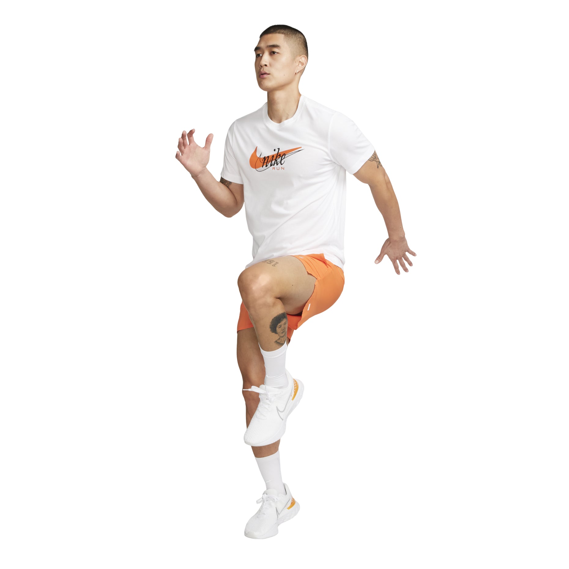 Nike Dri-FIT Running T-Shirt 'White' FD0125-100