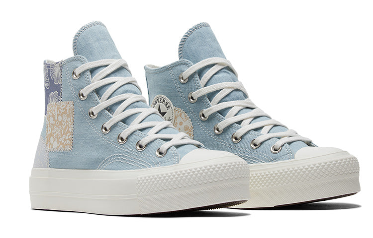 (WMNS) Chuck Taylor All Star Lift Platform 'Denim Patchwork' A06821C
