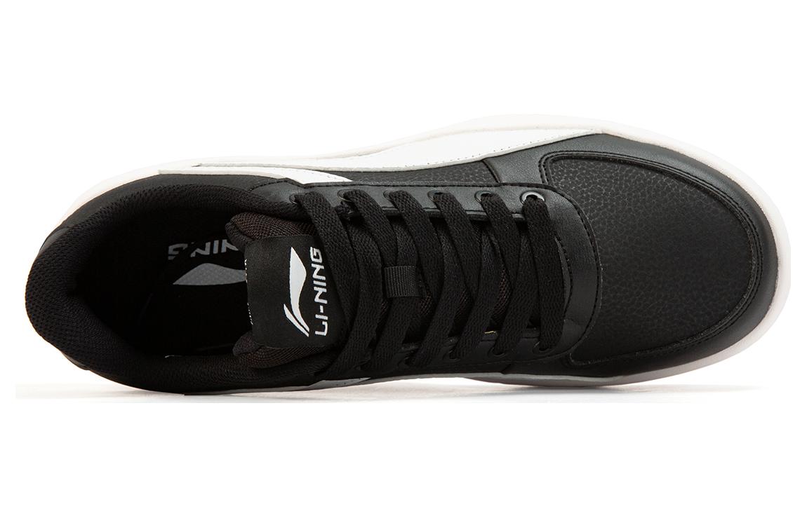 (WMNS) Li-Ning Classic Skateboarding 'Black White' AGCR470-5