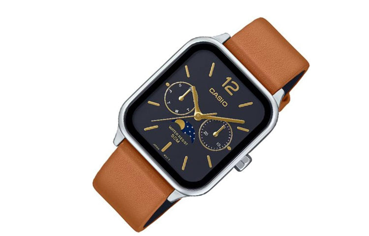 CASIO Analog 'Caramel Brown' MTP-M305L-1AV