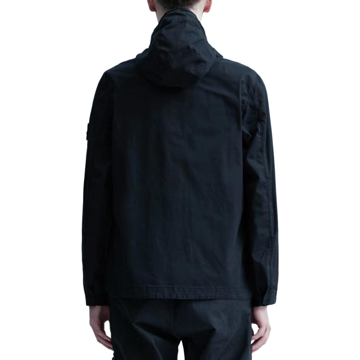 STONE ISLAND Supima Cotton Twill Stretch Hooded Jacket 'Navy' 781543310-V0020