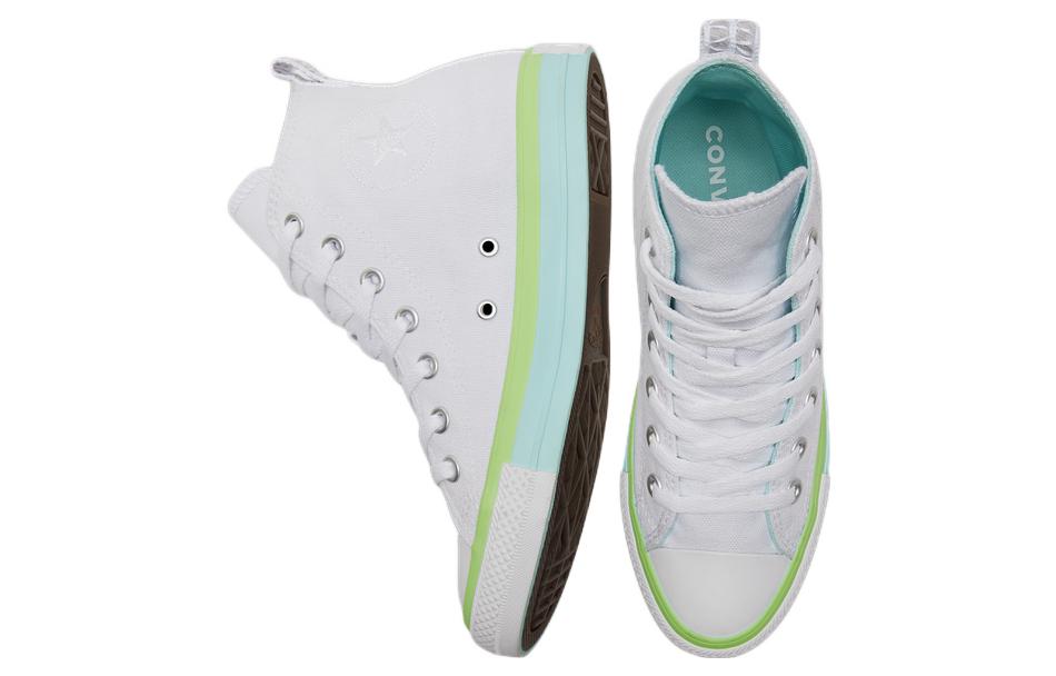 (WMNS) Converse Chuck Taylor All Star 'White Green' A00543C