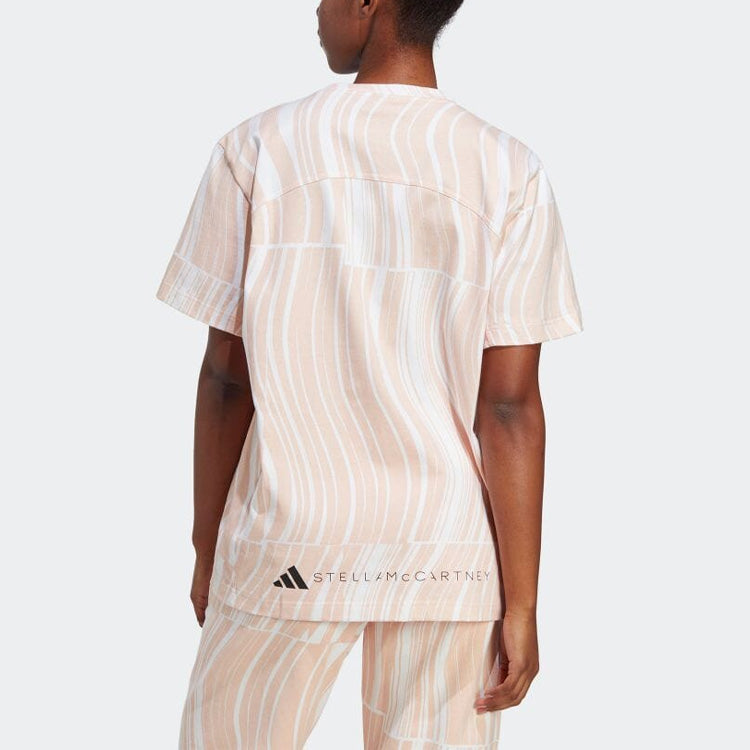 (WMNS) adidas by Stella McCartney TrueCasuals Graphic T-Shirt 'Skin White' HT1106