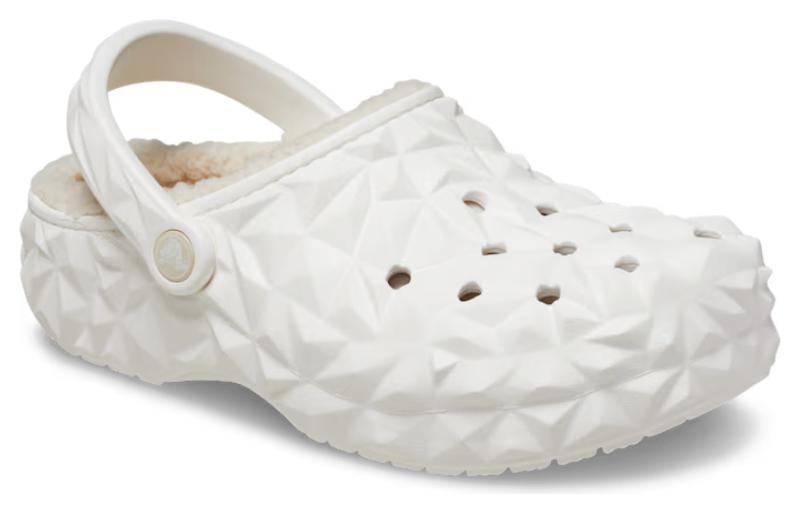Crocs Classic Lined Geometric Clogs 'White' 210069-100