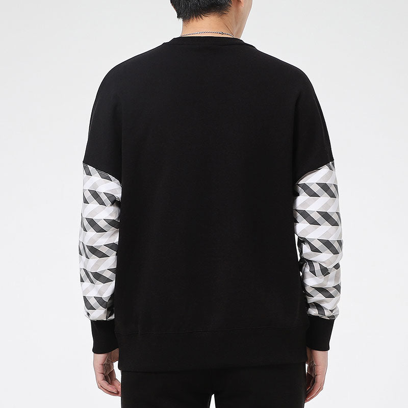PUMA Kontrast Crew Neck Sweater 'Black White' 531488-51