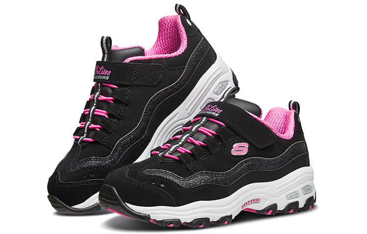 (GS) Skechers DLITES 1.0 'Black Pink' 664127L-BKHP