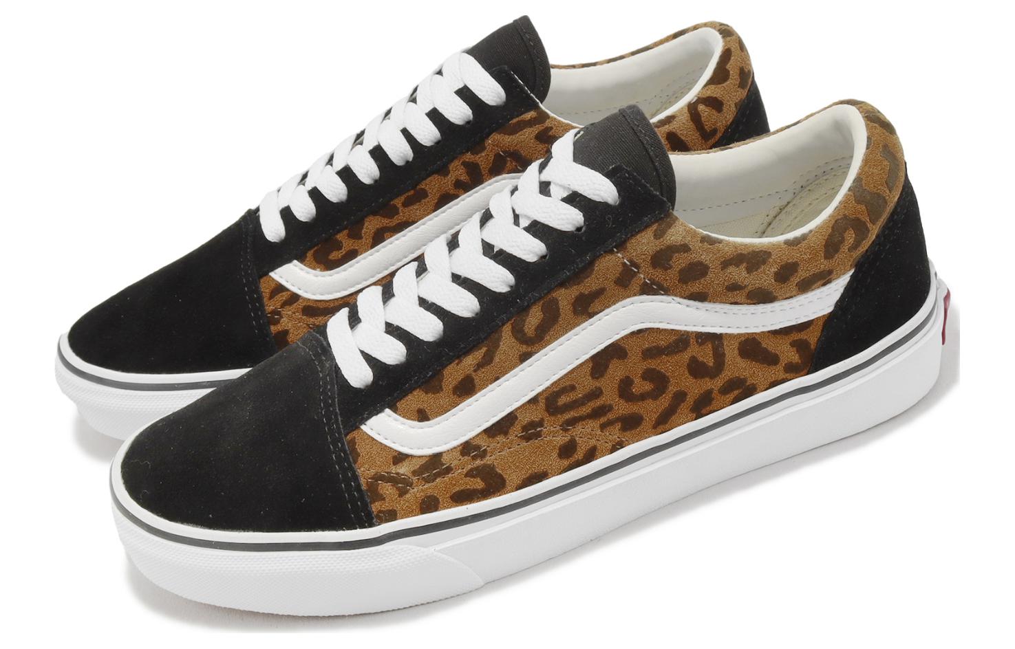 Vans Old Skool Leopard Skate 'Brown Black' 6301370001
