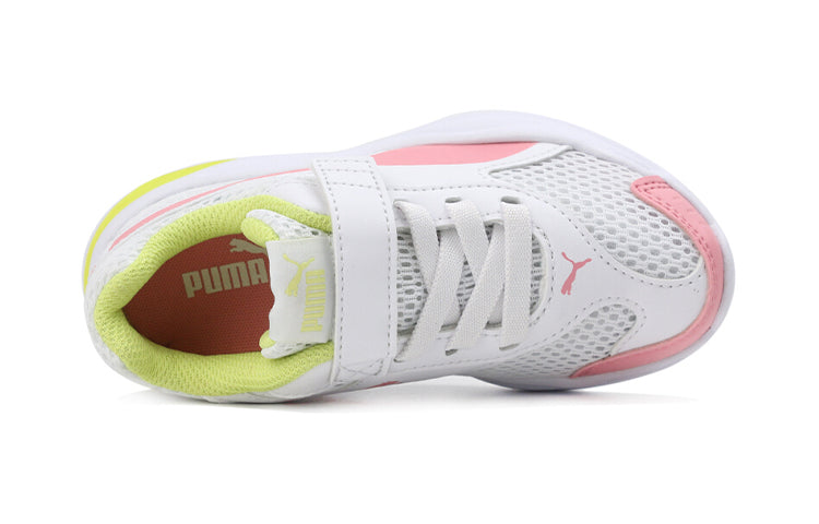(PS) PUMA 90s Runner Mesh Ac Sneakers White/Pink 372927-04