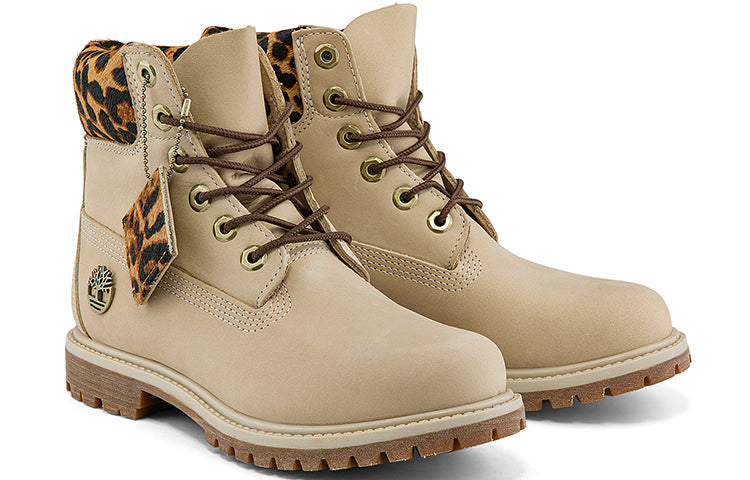 (WMNS) Timberland 6 Inch Safari Cheetah Waterproof Boot 'Ivory Nubuck' A2GY5W