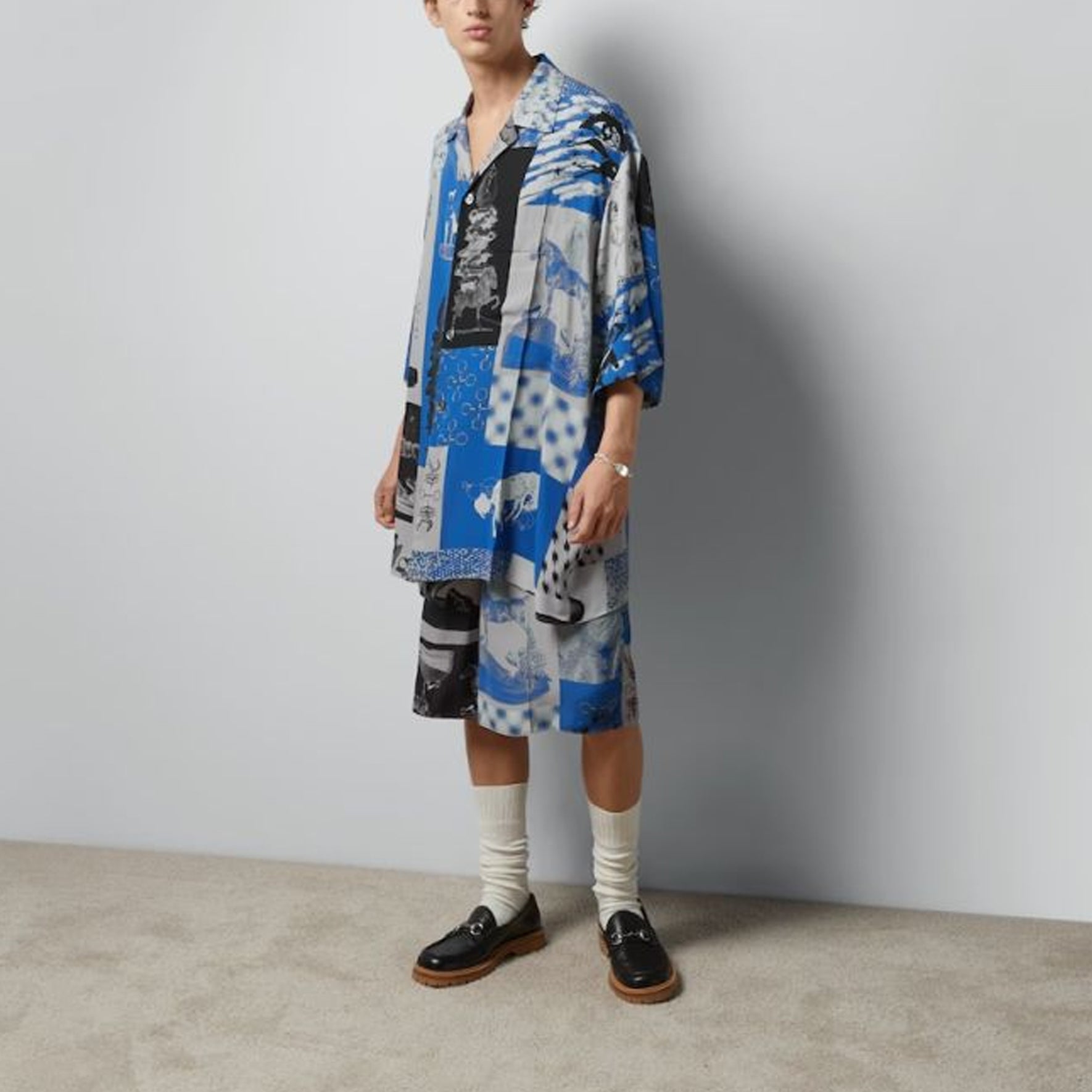 Gucci Graphic Print Viscose Shirt 'Multicolor' 782625-ZAQC7-4049