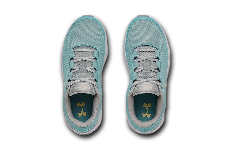 (GS) Under Armour Charged Pursuit 2 Grey/Blue 3022860-401