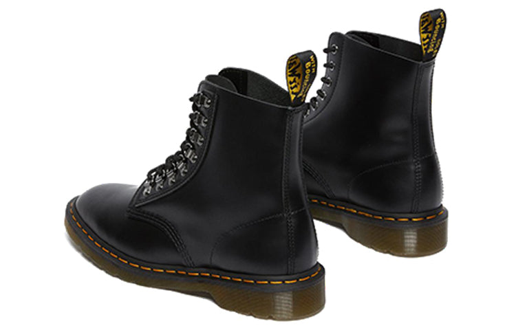Dr. Martens 1460 Pascal Verso Smooth Leather Lace Up Boots 'Black' 26531001