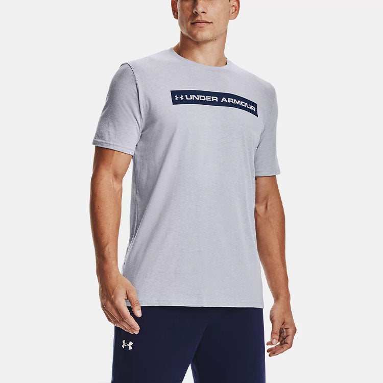Under Armour Men's Bar Originators Of Performance Short Sleeve Grey 1352045-011