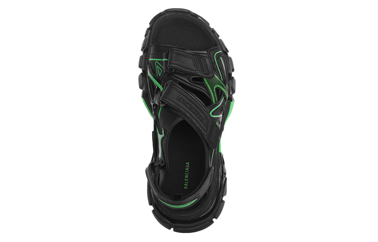 Balenciaga Track Sandal 'Black Fluo Green' 617542W3AJ11030