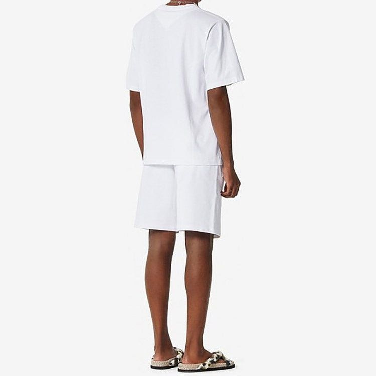 Men's KENZO Series Pattern Short Sleeve White FA5-5TS517-4V6-01