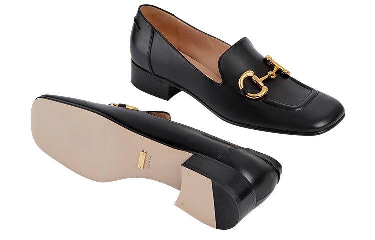 (WMNS) Gucci Loafer with Horsebit 'Black' 700064-C9D00-1000