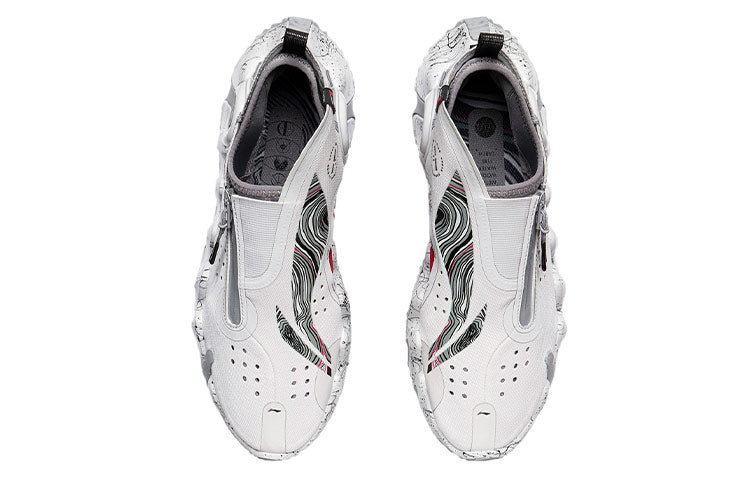 Li-Ning Wu Xing II Zip Up Paris Fashion Week 'Grey White' AGBR053-1