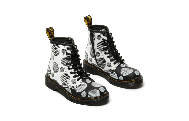 (PS) Dr.Martens Polka Dot Boots 'White Black' 27071009
