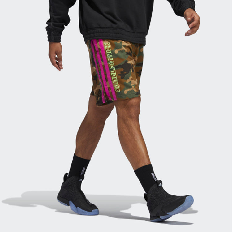 adidas Camouflage Printing Basketball Sports Shorts Camouflage FR5764