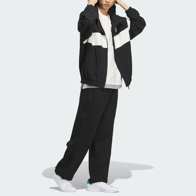 adidas Originals Rifta Windbreaker Jackets 'Black White' IU4793