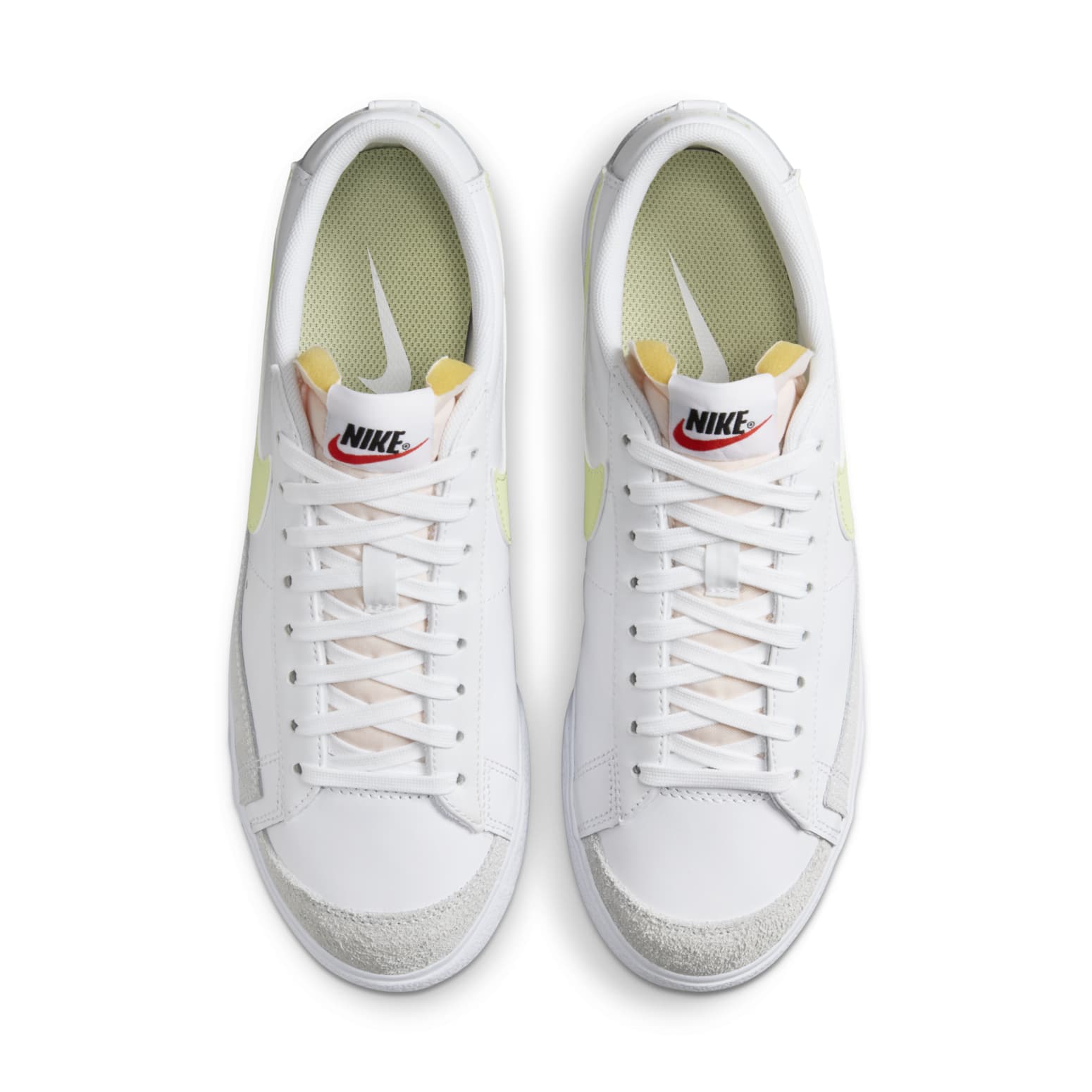 (WMNS) Nike Blazer Low Platform 'White Life Lime' DJ0292-115