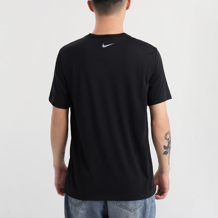 Nike RUN FUN Printing Short Sleeve Black CZ8686-010