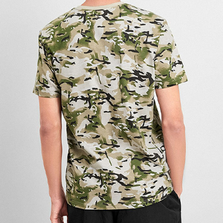 Men's Vans Alphabet Camouflage Short Sleeve Camouflage T-Shirt VN0A4MLXW09