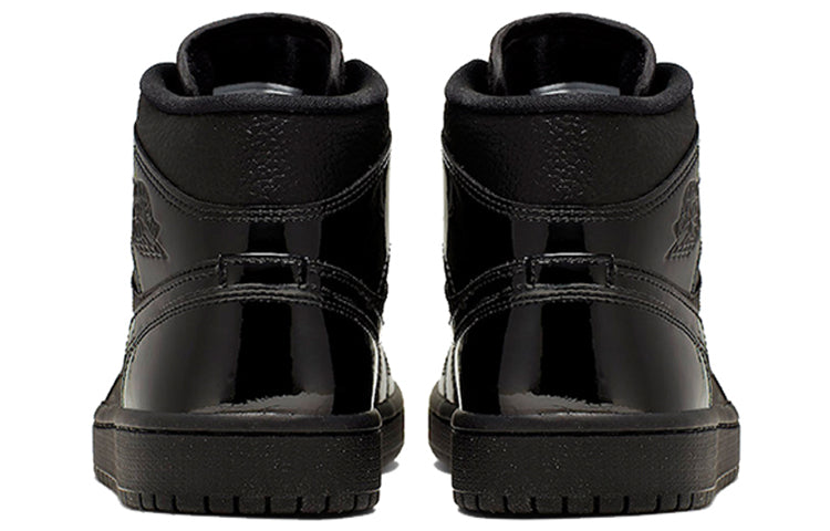 (WMNS) Air Jordan 1 Mid Patent 'Triple Black' BQ6472-003