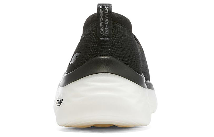 (WMNS) Skechers Go Walk Hyper Burst 'Black White' 124584-BKW