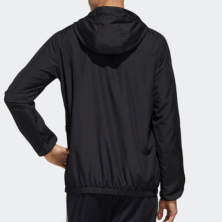 adidas Must Haves 3-Stripes Windbreaker - Black GF3962