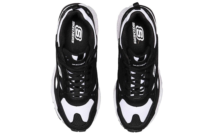 Skechers Stamina low Running Shoes Black/White 666058-BKW
