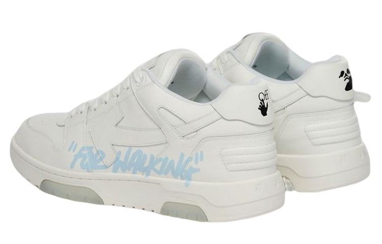 Off-White Out Of Office Low-Top For Walking Sneaker 'White Blue' OMIA189F21LEA0030140