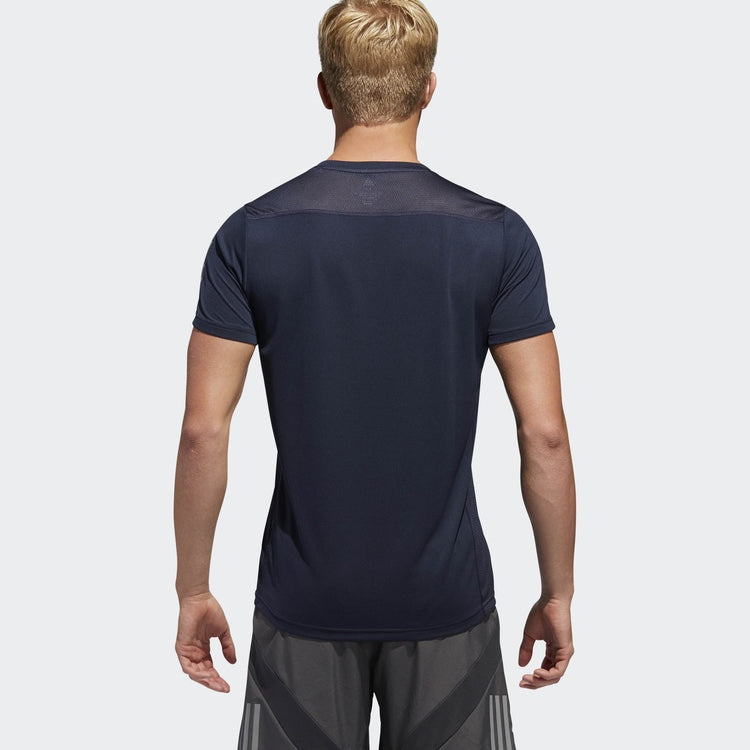 adidas Own The Run Tee Running Short Sleeve Blue DX1994