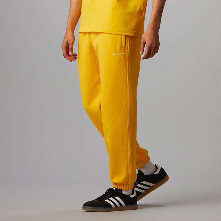 adidas x Pharrell Humanrace Small Logo Sweatpants 'Yellow' HG2685