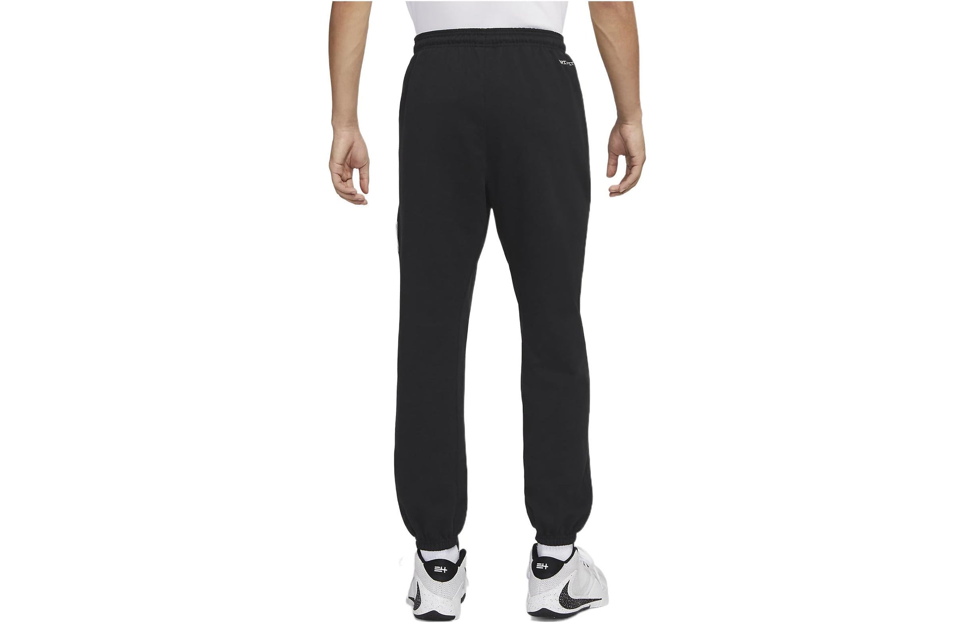 Men's Nike Pattern Printing Lacing Casual Bundle Feet Sports Pants/Trousers/Joggers Black DR6405-010