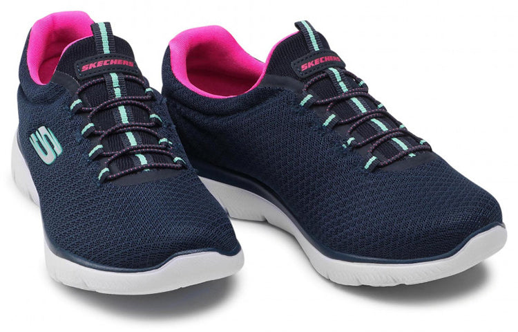 (WMNS) Skechers Summits Louvin 'Navy Pink' 12980-NVHP