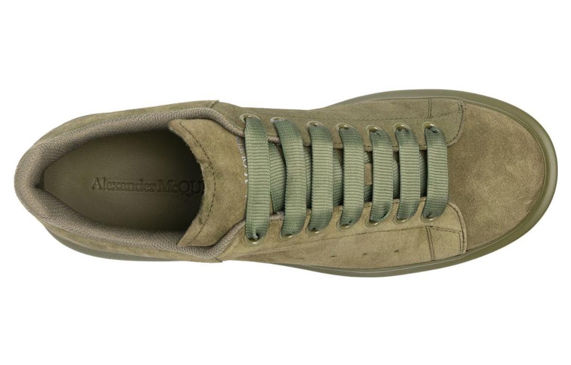 Alexander McQueen Oversized Sneaker 'Moss Green Suede' 688520WIA5L3329