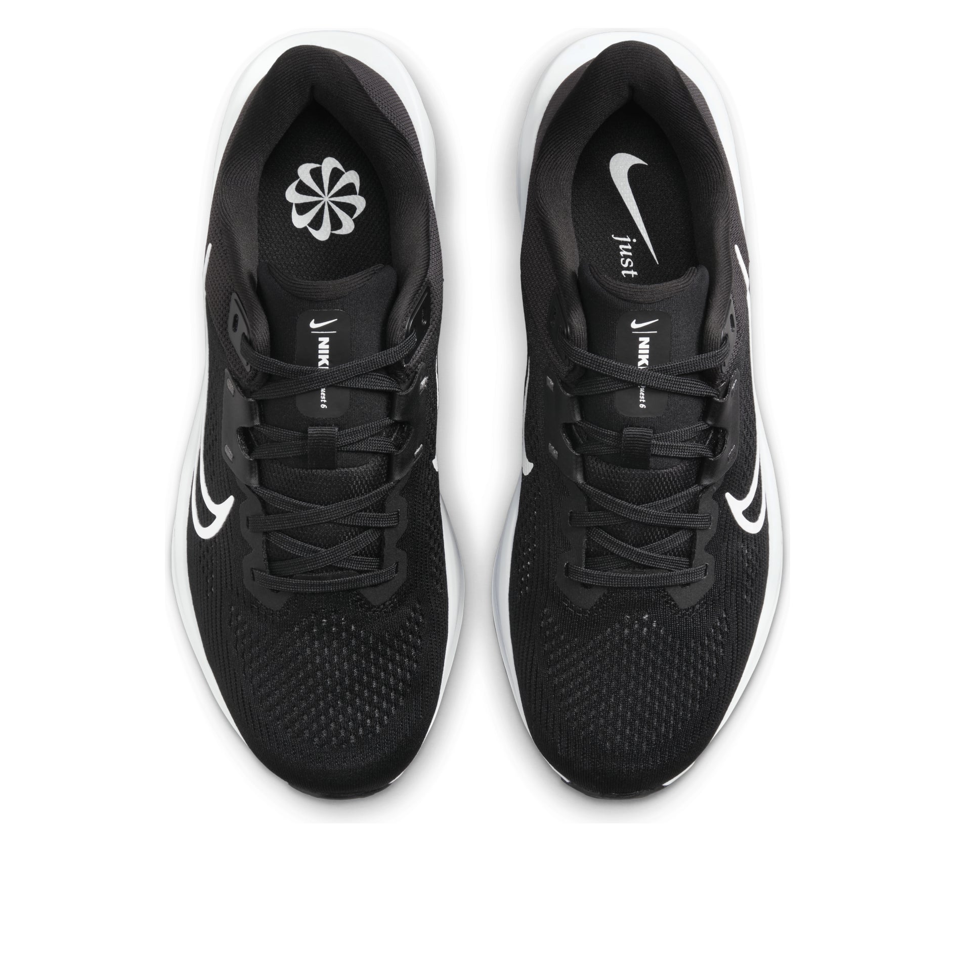 (WMNS) Nike Quest 6 'Black White' FD6034-001