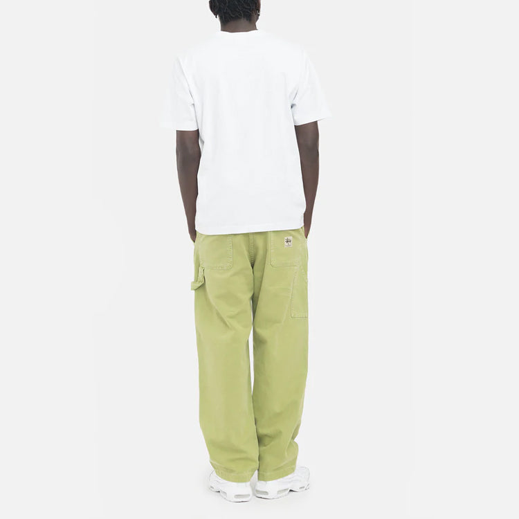 Stussy Stone Washed Canvas Work Pant 'Green' 116541