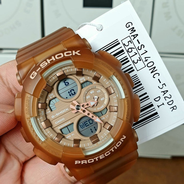 CASIO G-Shock Analog-Digital 'Brown' GMA-S140NC-5A2JF
