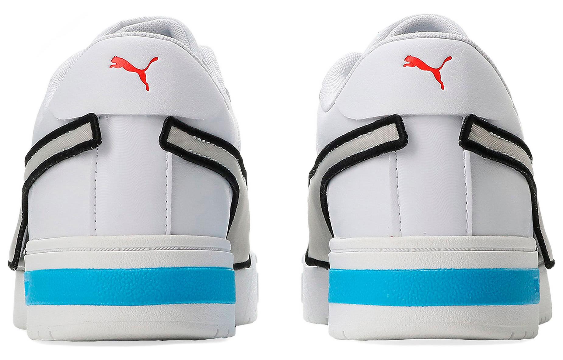 PUMA Ca Pro Low Tops Casual Skateboarding Shoes Unisex White Silver Blue 383404-03