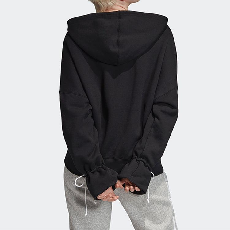 (WMNS) adidas originals Sports Fleece Lined Loose Black EC1897