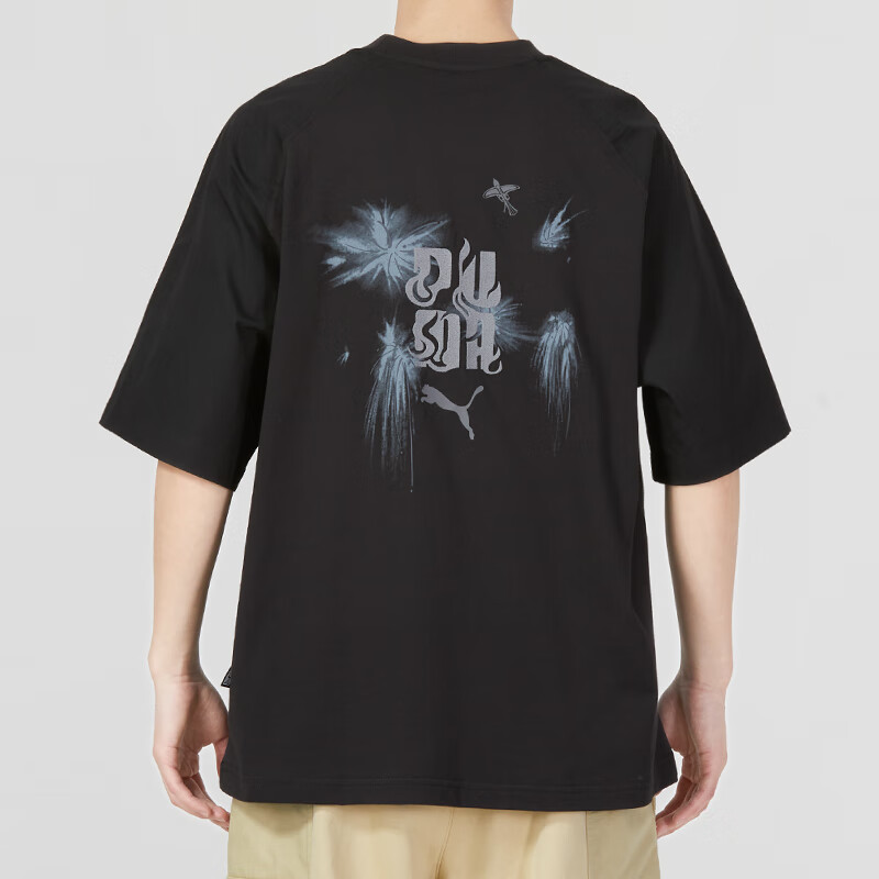 PUMA SS23 Graphic T-Shirt 'Black' 621928-01