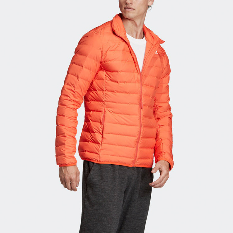 adidas originals Casual Sports Stand Collar Stay Warm Down Jacket Orange Yellow FH6633